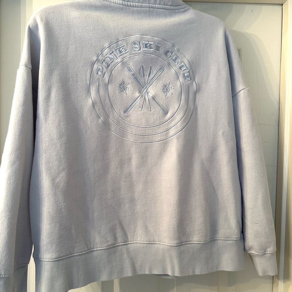 PINK Victoria's Secret light Blue Crewneck Sweater